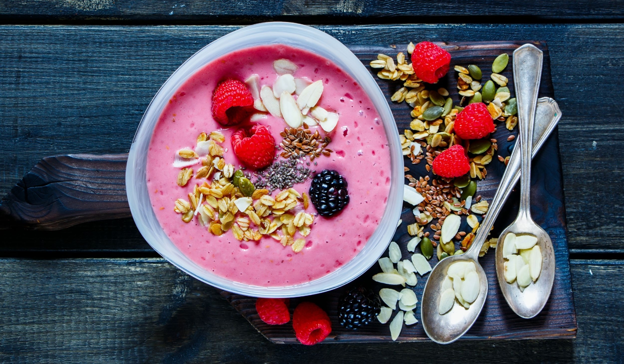 Домашний смузи-боул с термостатным йогуртом